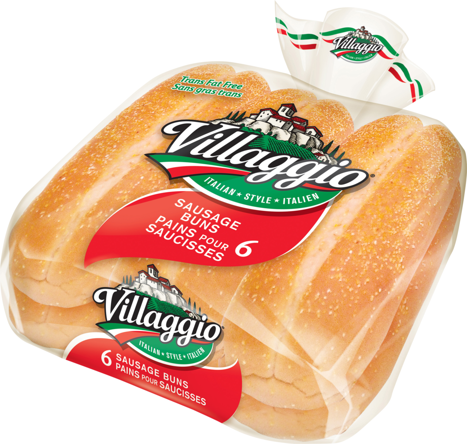 Villaggio Sausage Buns Packaging