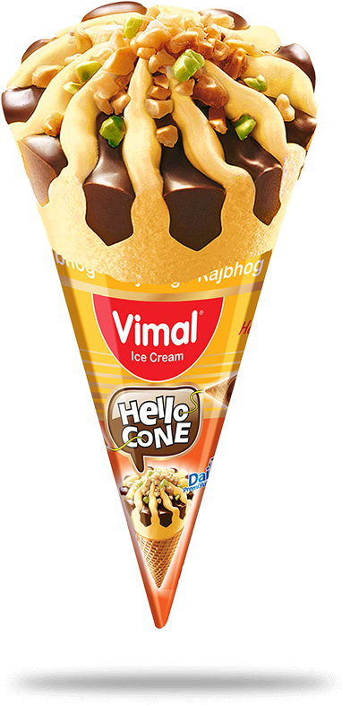 Vimal Ice Cream Cone, HD Png Download PNG with transparent background
