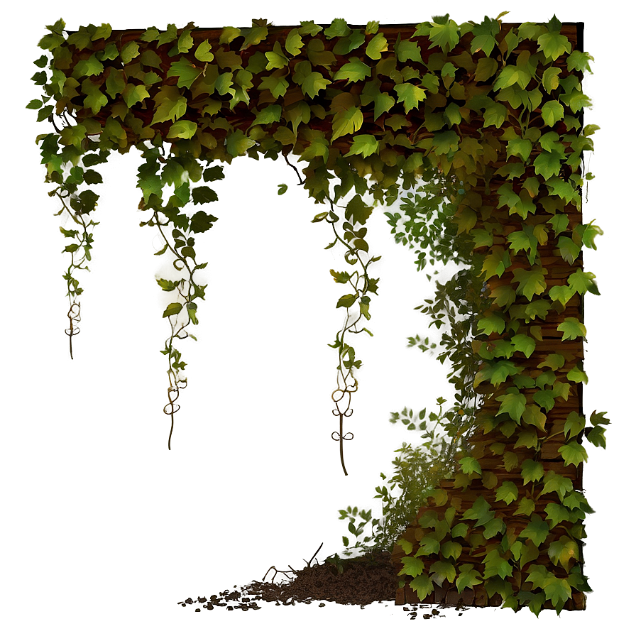 Vine Overgrown Window Png 81