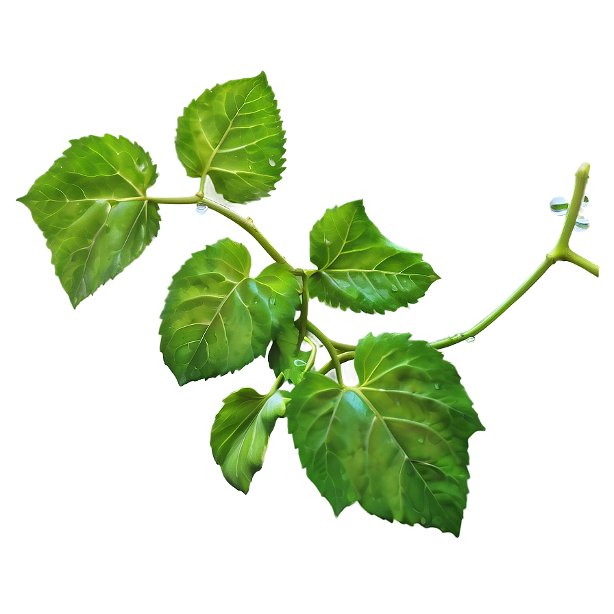 Vine With Morning Dew Png Nai