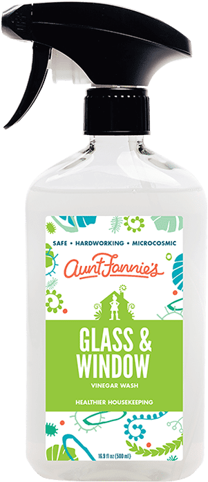 Vinegar Based Glass Cleaner Spray Bottle PNG with transparent background