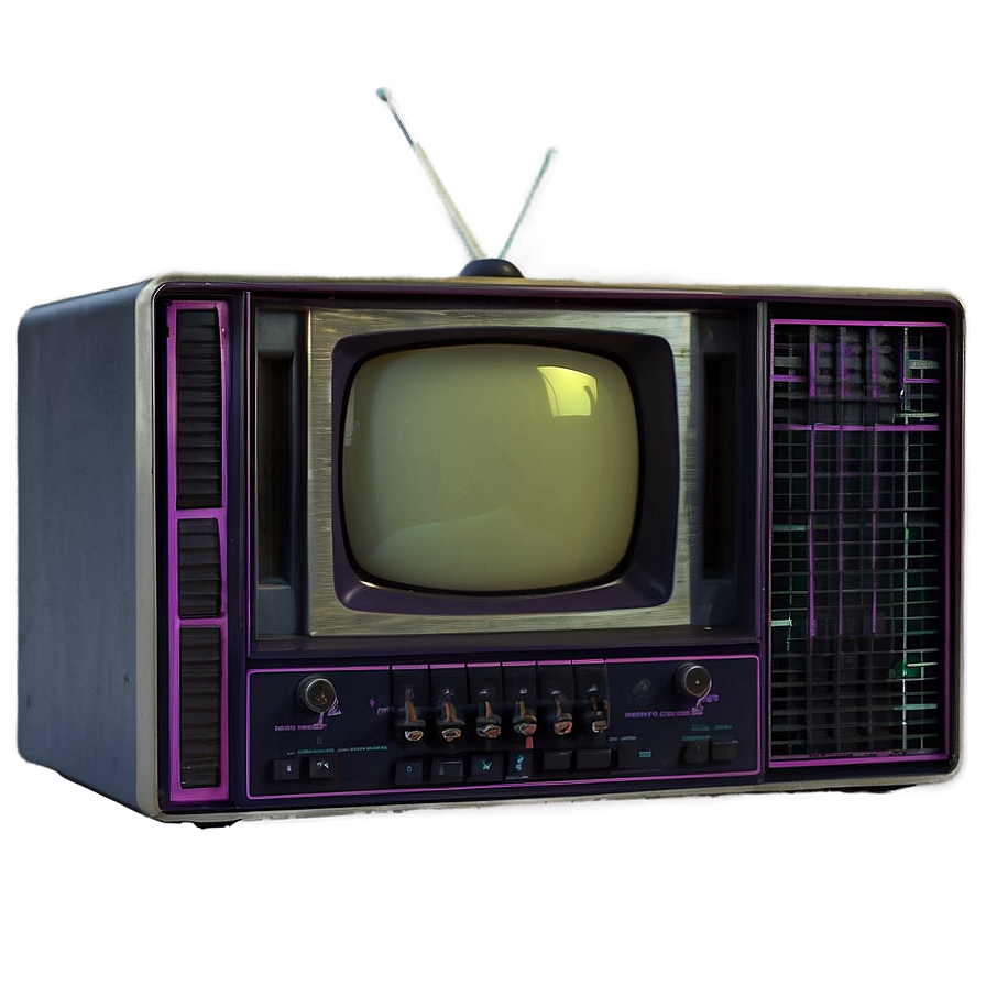 Vintage 80s Tv Graphics Png Cdb