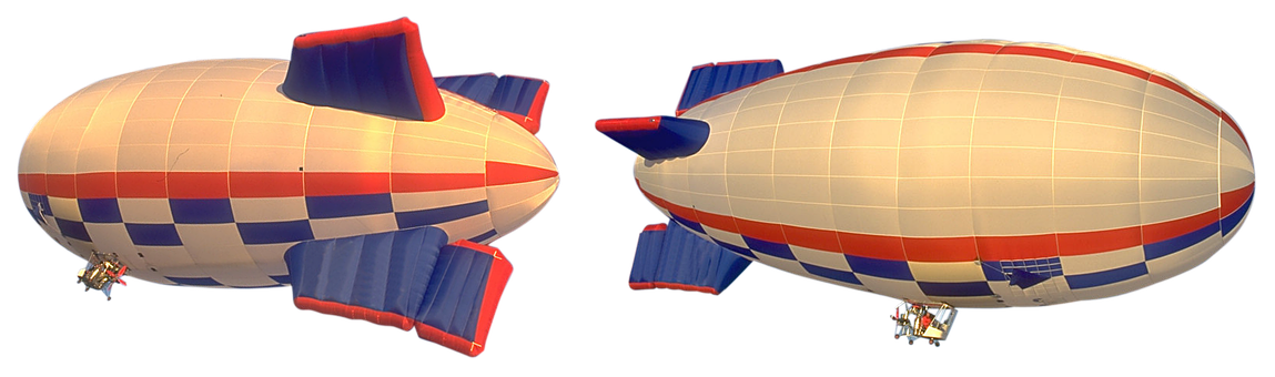 Vintage Airship Designs PNG with transparent background