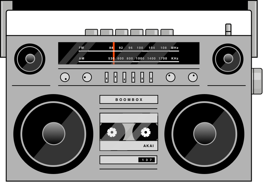 Boombox - Boombox Png, Transparent Png PNG with transparent background