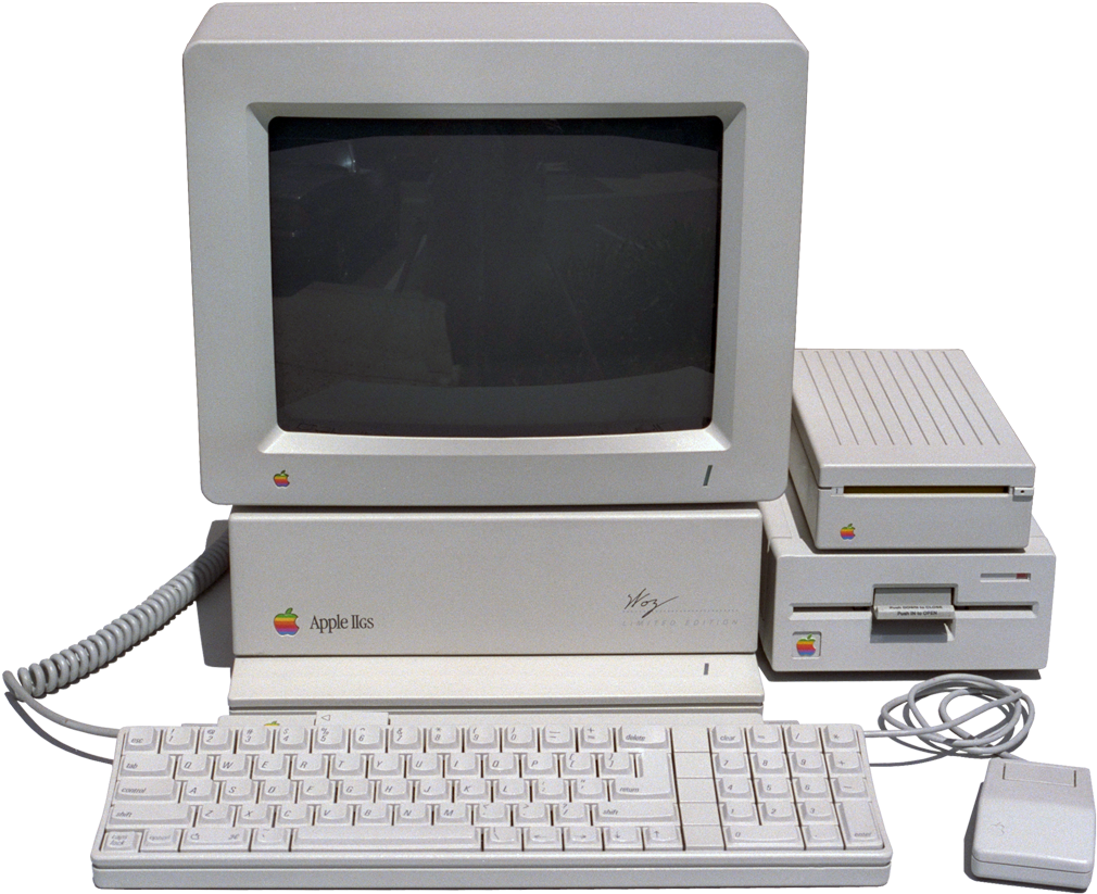 Vintage Apple I Igs Computer Setup