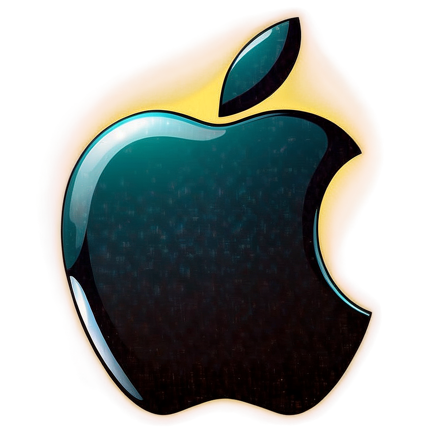 Vintage Apple Logo Illustration PNG 05232024 PNG with transparent background