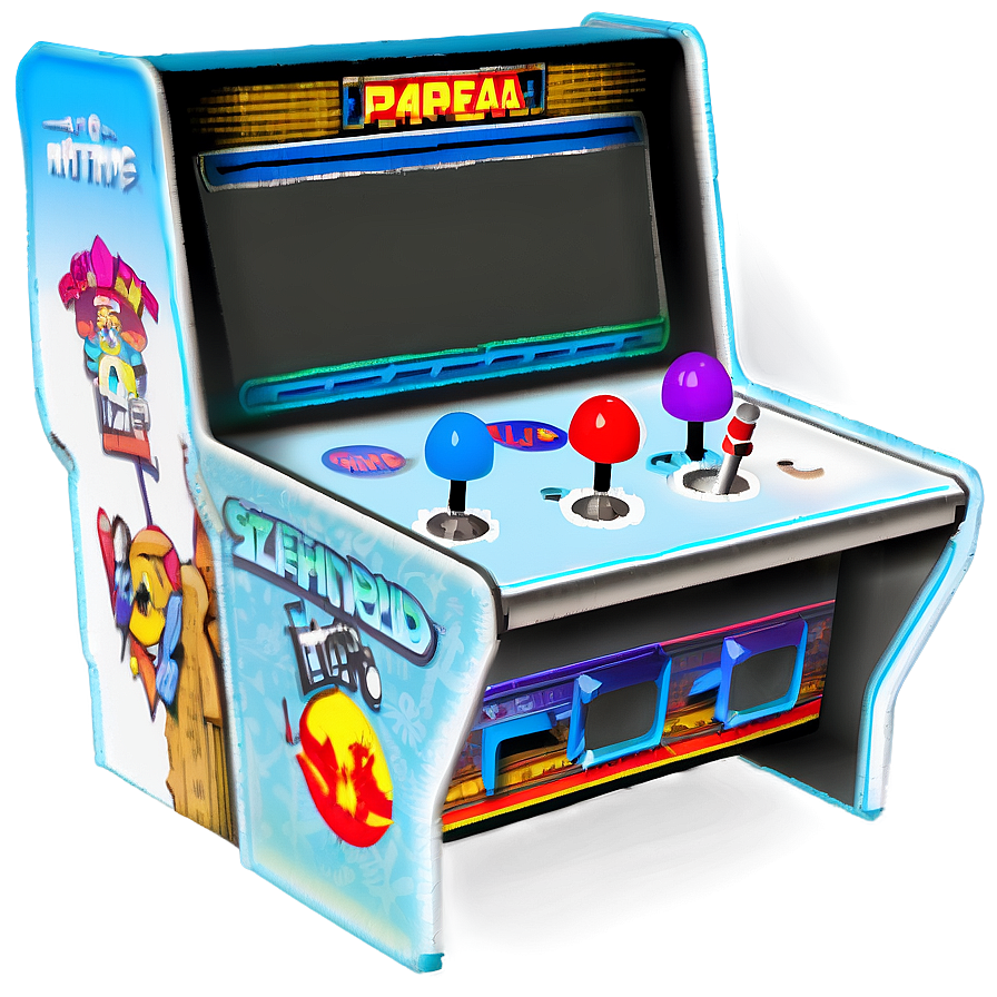 Vintage Arcade Console Png 05242024