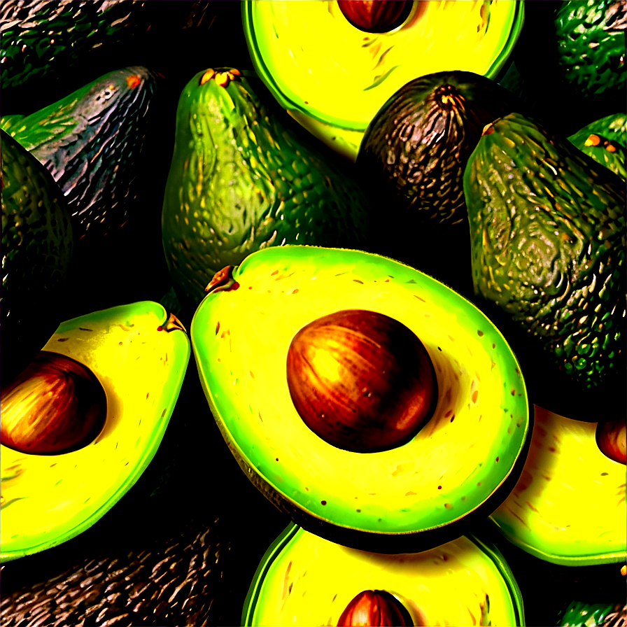 Vintage Avocado Png 83