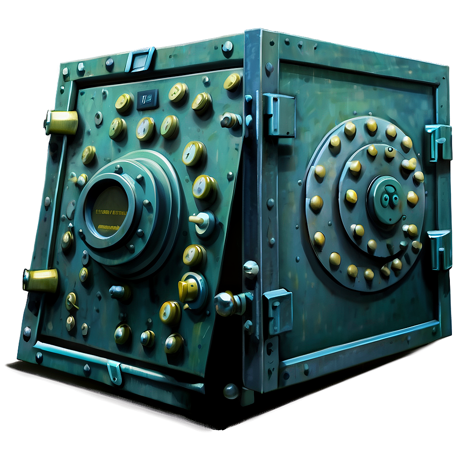 Vintage Bank Vault Png Tva