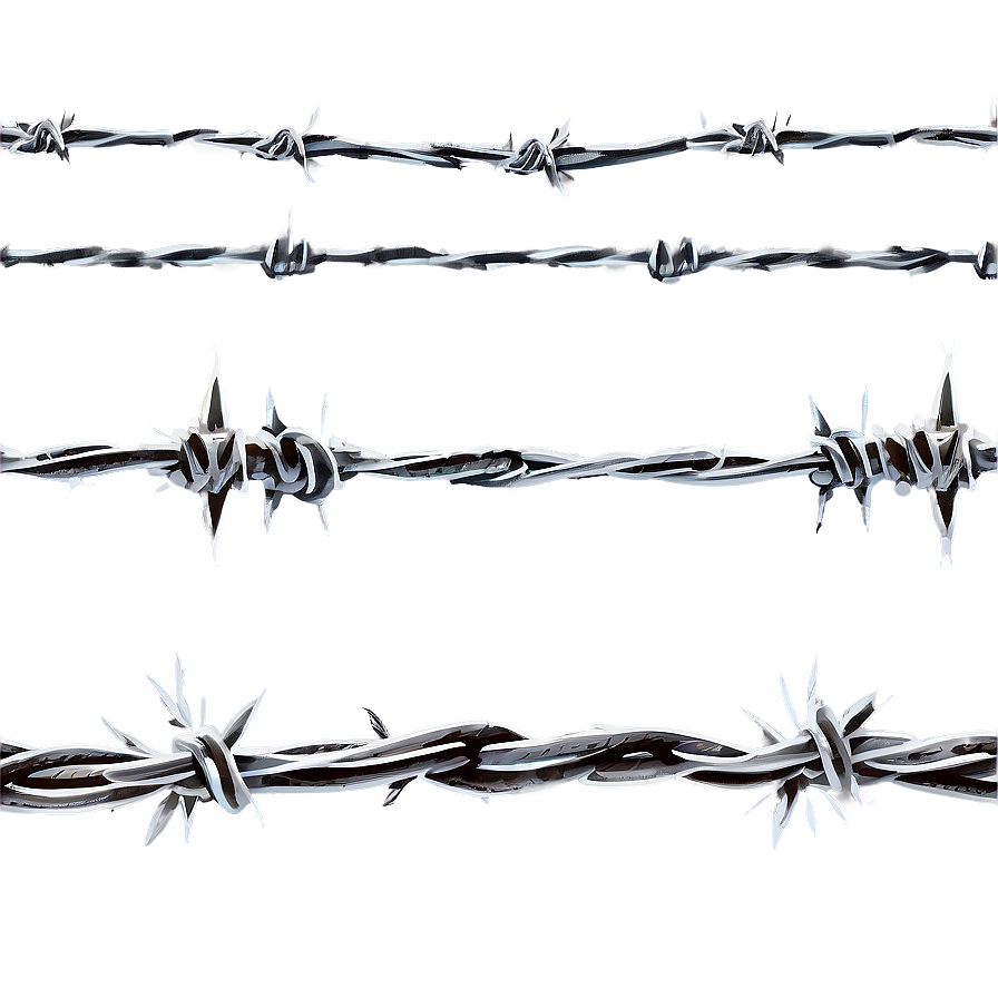 Vintage Barbed Wire Png 05252024