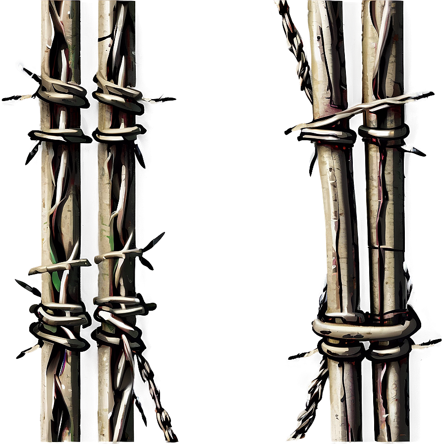 Vintage Barbed Wire Png 8