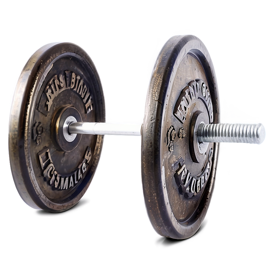 Vintage Barbell Png 10