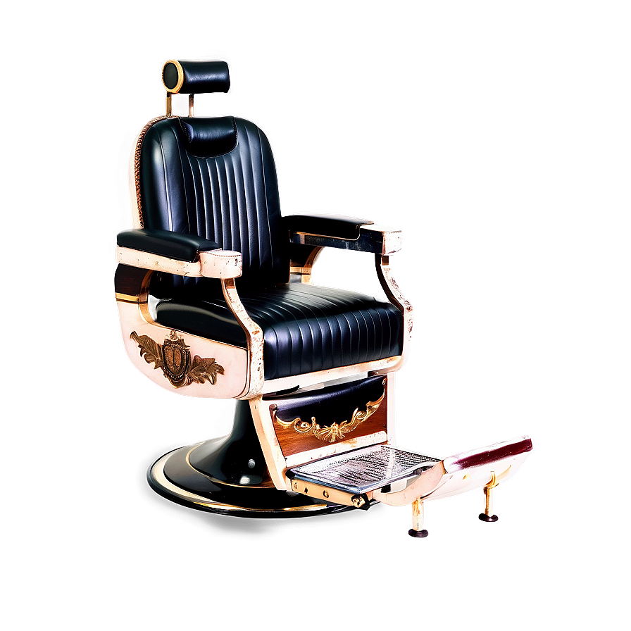 Vintage Barber Chair Png 7