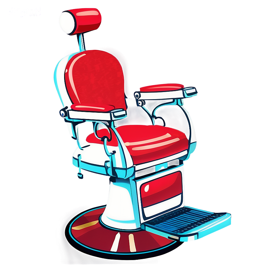 Vintage Barber Chair Png Sxp2