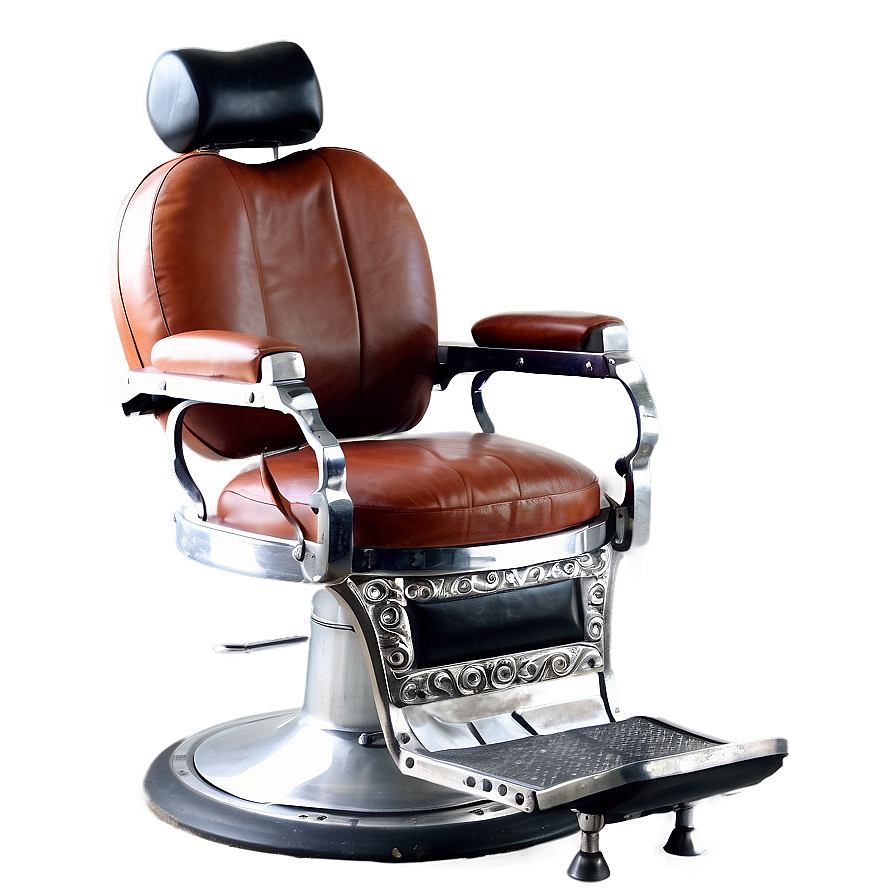 Vintage Barber Chair Png Tka