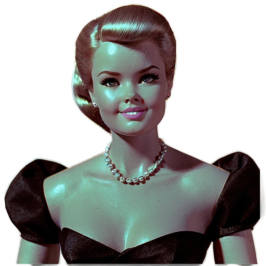 Vintage Barbie PNG 45 PNG with transparent background