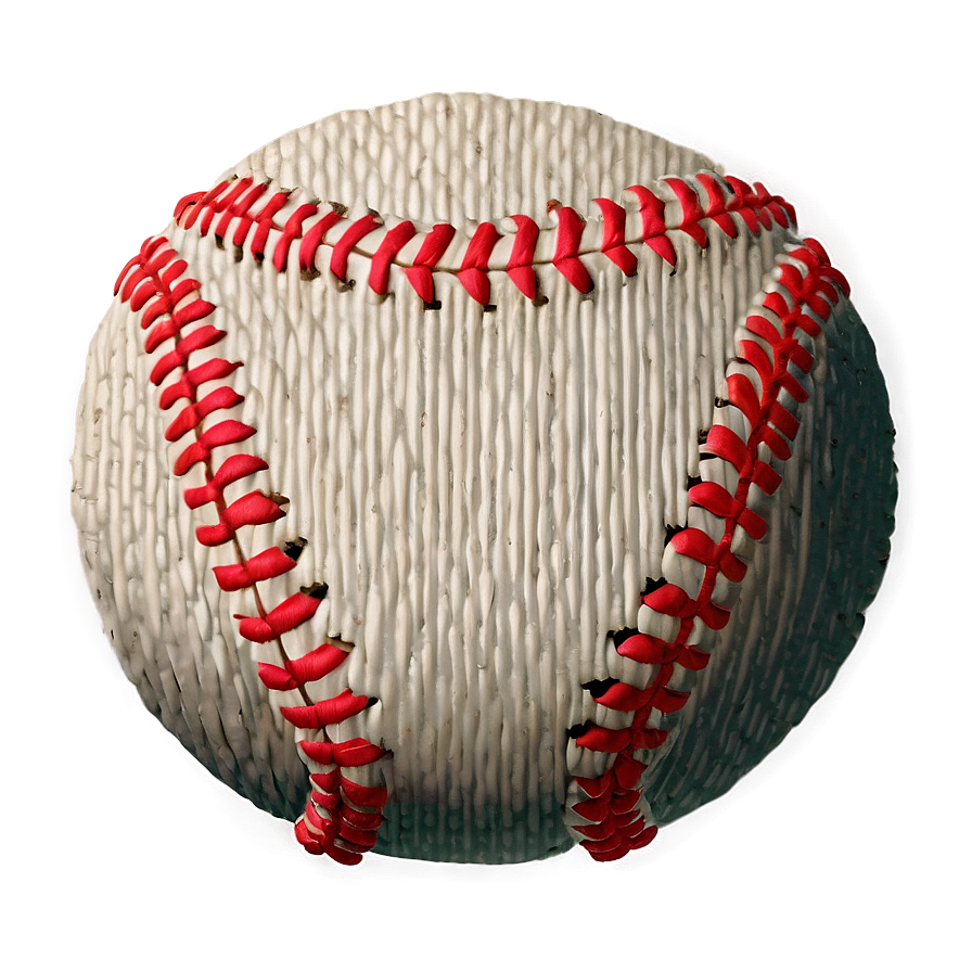 Vintage Baseball Stitch Illustration Png 06132024