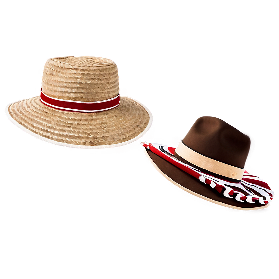 Vintage Beach Hat Png Crg23