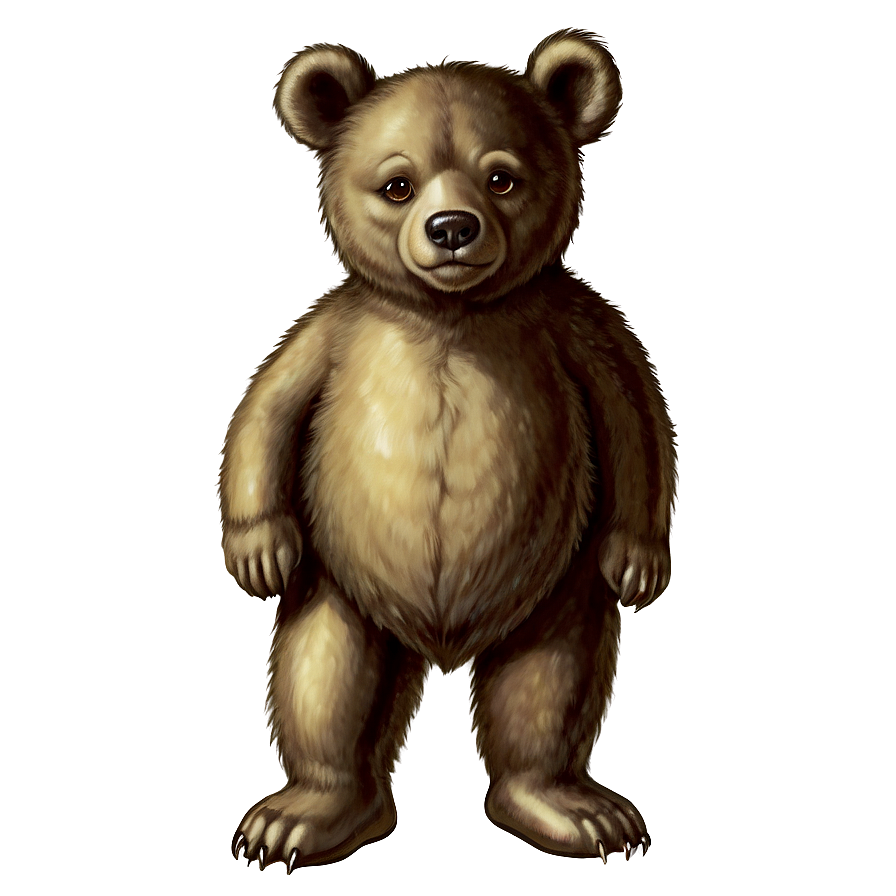 Vintage Bear Illustration Png 52