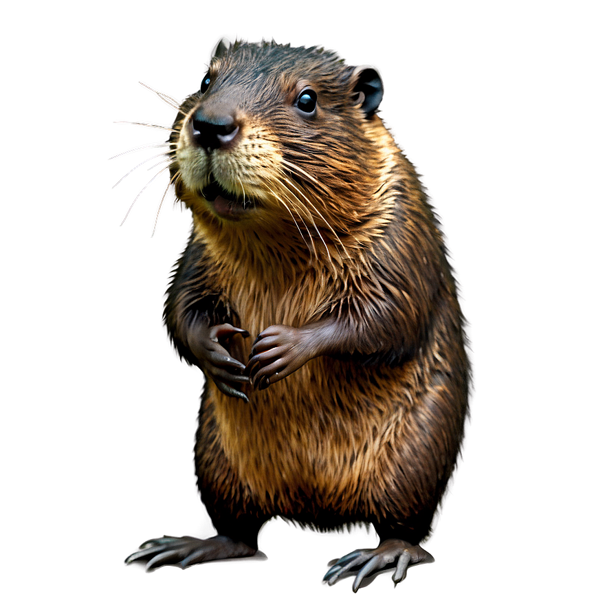 Vintage Beaver Drawing Png Rxi92