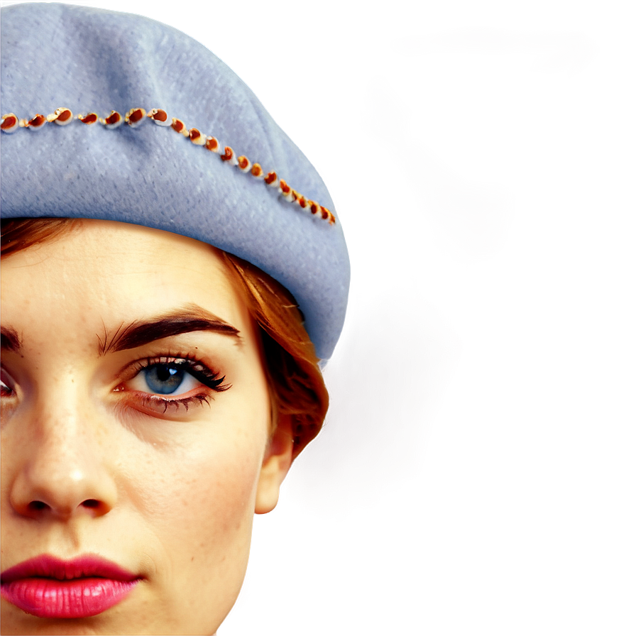 Vintage Beret Style Png Lkp