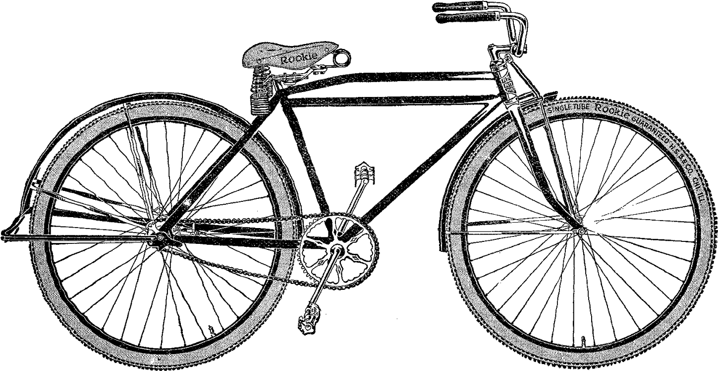 Antique Bicycle - Png Antique Bike, Transparent Png PNG with transparent background