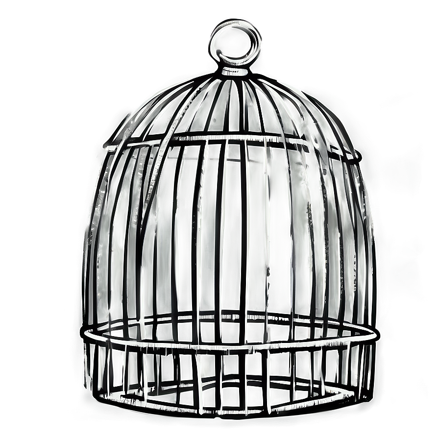 Vintage Bird Cage Drawing Png 66 | PNGimages.com