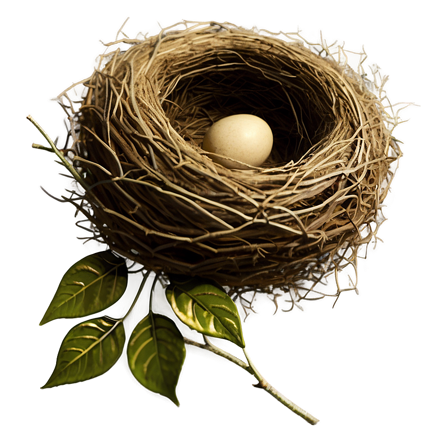 Vintage Bird Nest PNG qyh PNG image with a transparent background, free high-resolution download