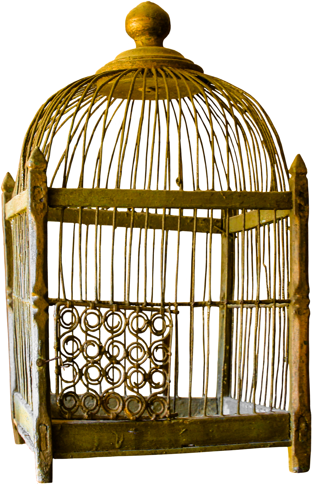 Bird Cage - Bird Cage And Cat, HD Png Download PNG with transparent background
