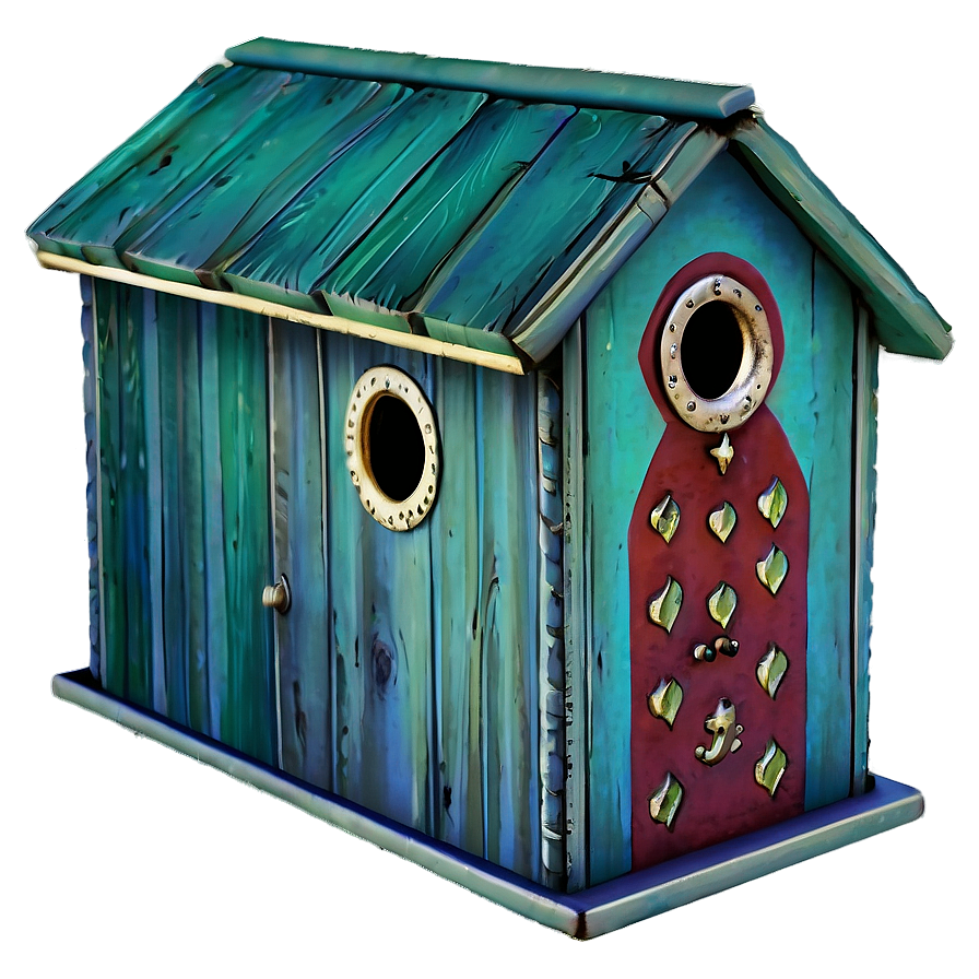 Vintage Birdhouse Png 79