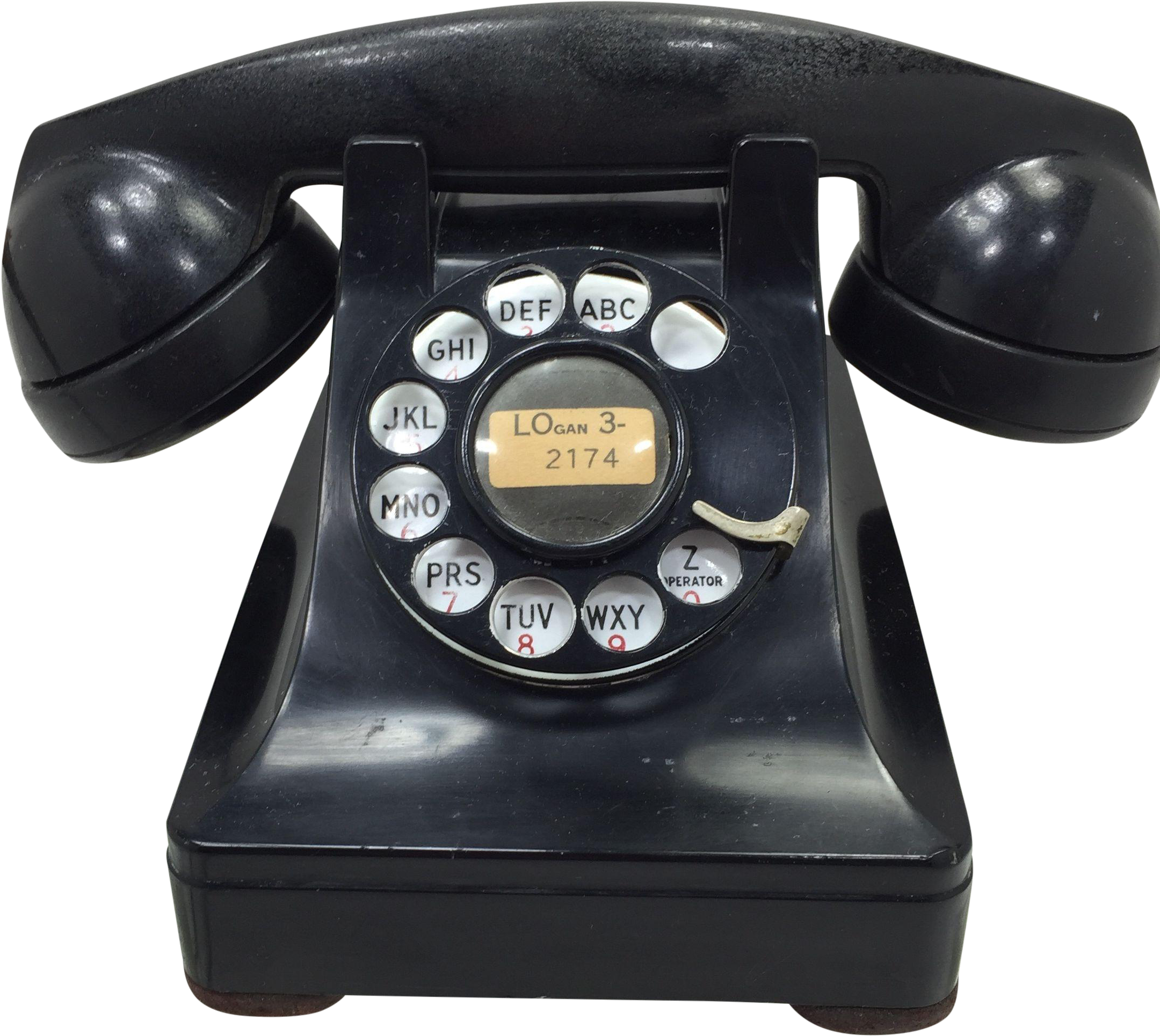 Vintage Black Rotary Telephone