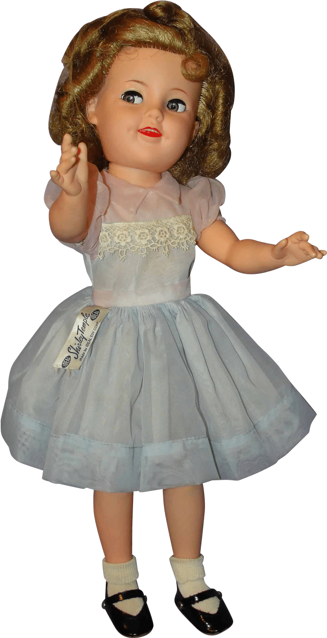 Vintage Shirley Temple Doll - Doll Clipart Transparent Background, HD Png Download PNG with transparent background