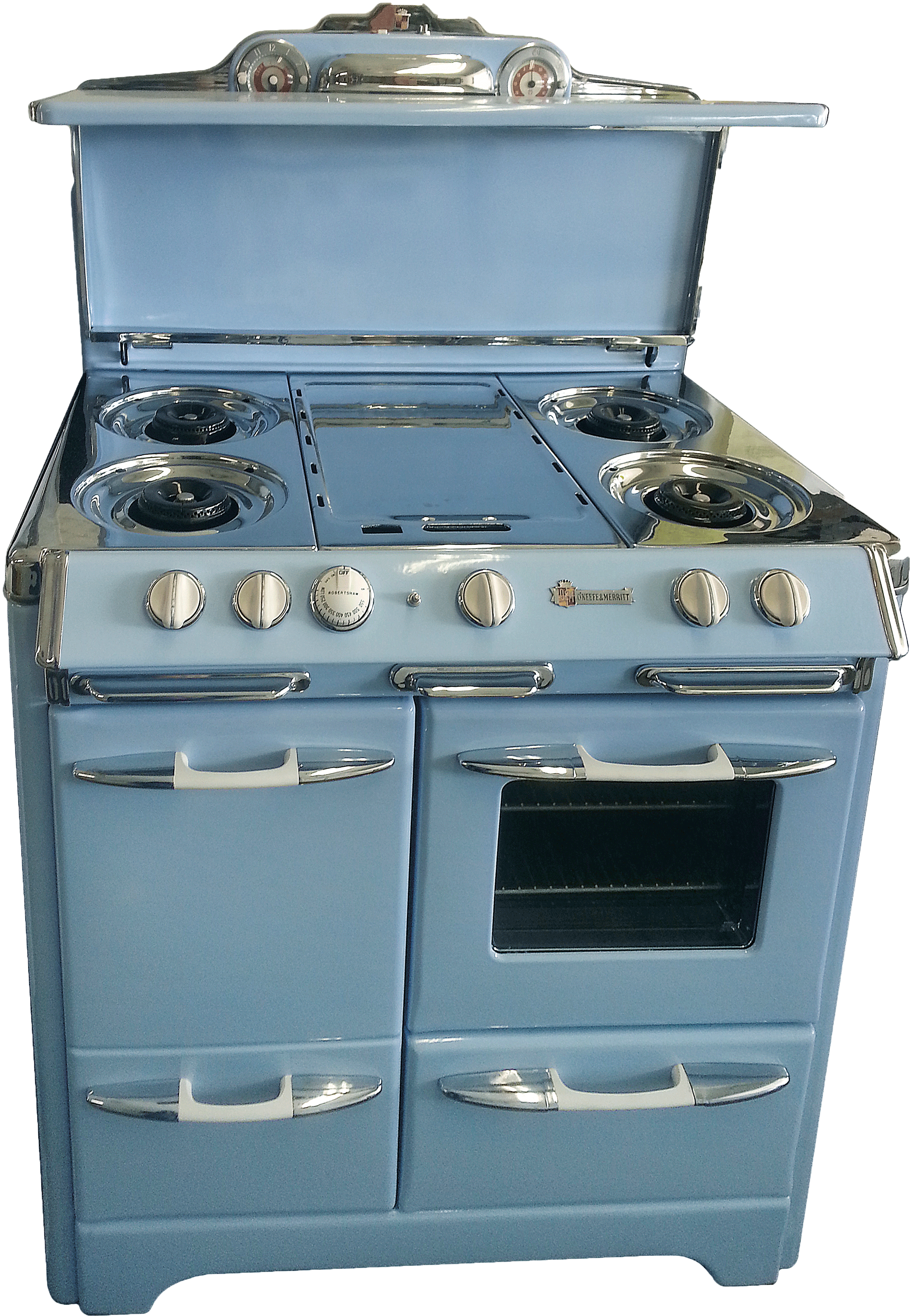 O Keefe & Merritt Stove Blue, HD Png Download PNG image with a transparent background, free high-resolution download