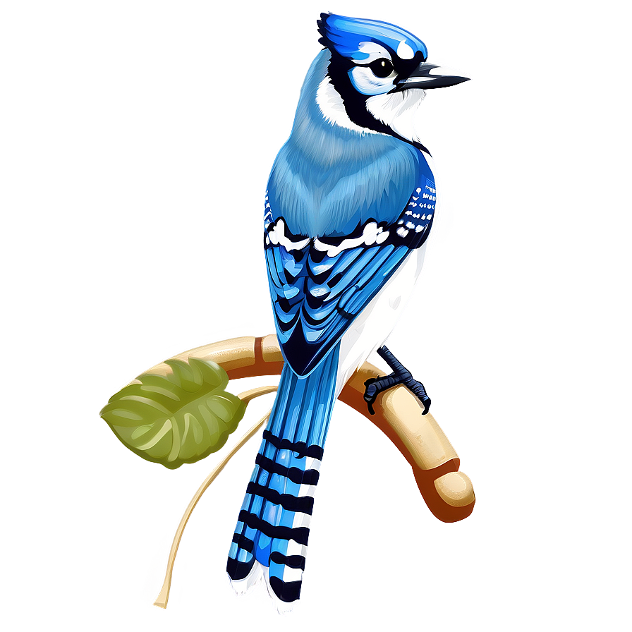 Vintage Blue Jay Illustration Png Rbj