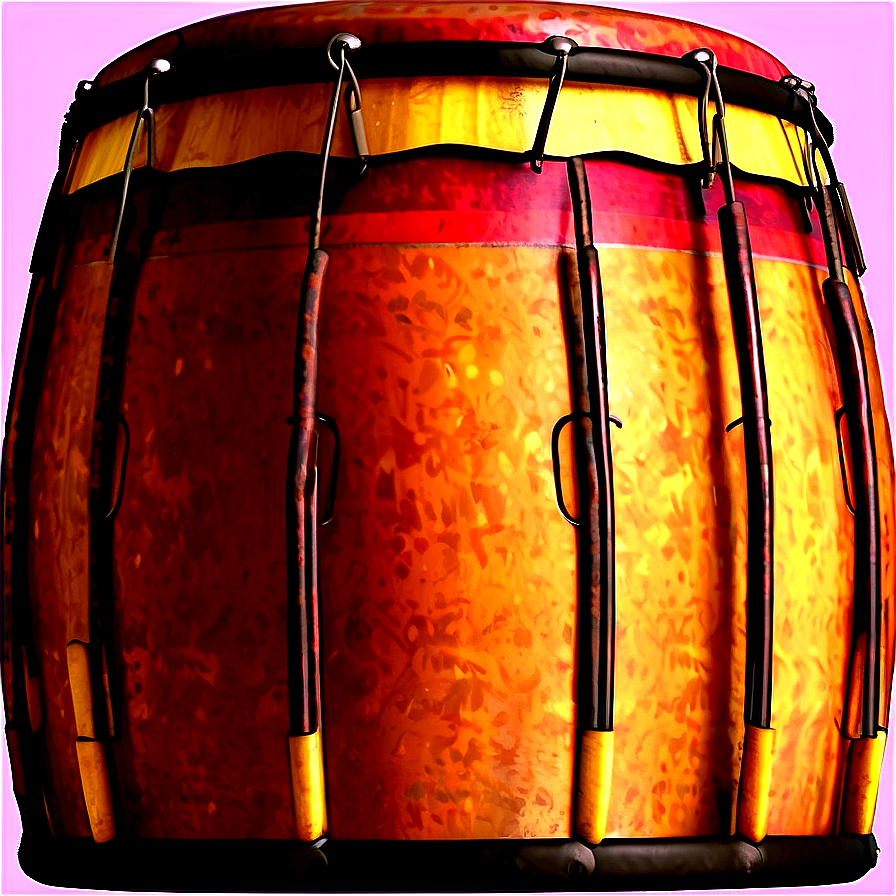 Vintage Bongo Drums PNG 05242024 PNG with transparent background
