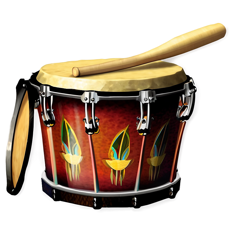 Vintage Bongo Drums PNG uus PNG with transparent background