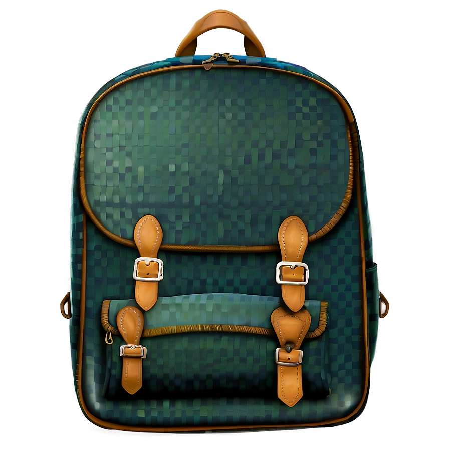 Vintage Bookbag Png Brj42