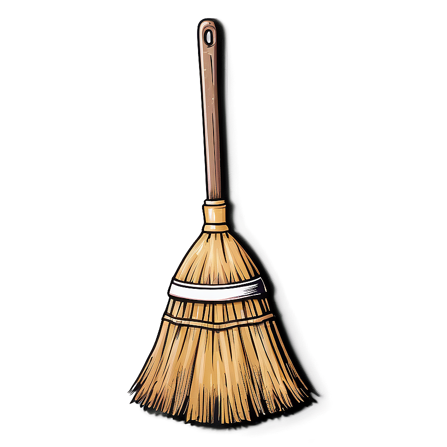 Vintage Broom PNG ufr91 PNG with transparent background