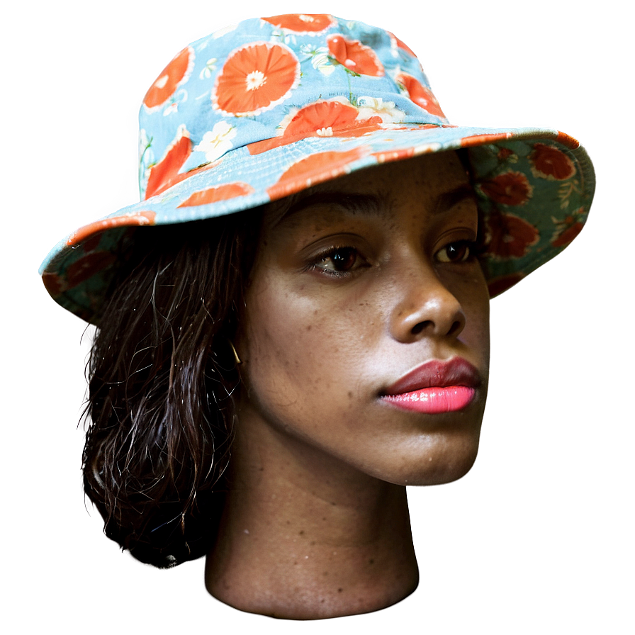 Vintage Bucket Hat Png 2