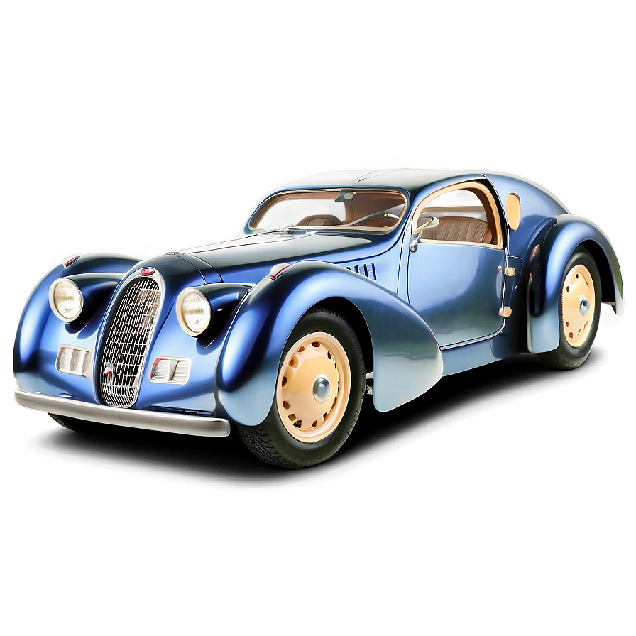 Vintage Bugatti Model Png 05062024