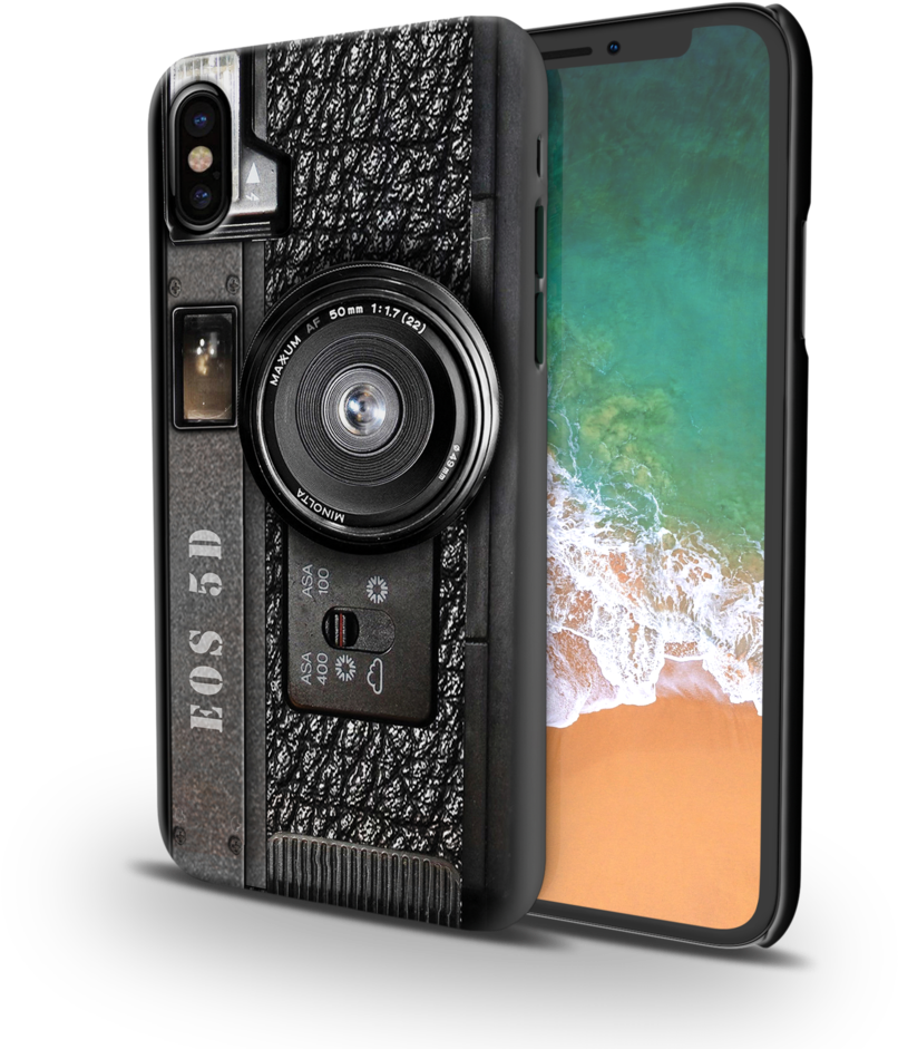 Vintage Camera Cover Case For Iphone X - Iphone X Cover Case Camera, HD Png Download PNG with transparent background