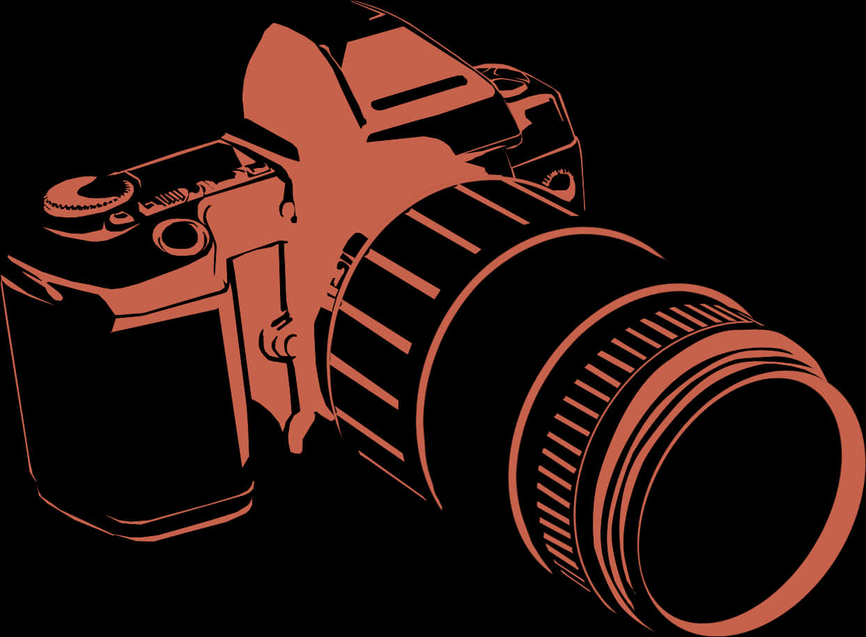 Vintage Camera Silhouette Logo