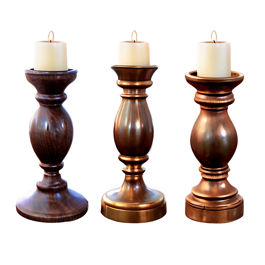 Vintage Candle Holder PNG kce31 PNG with transparent background