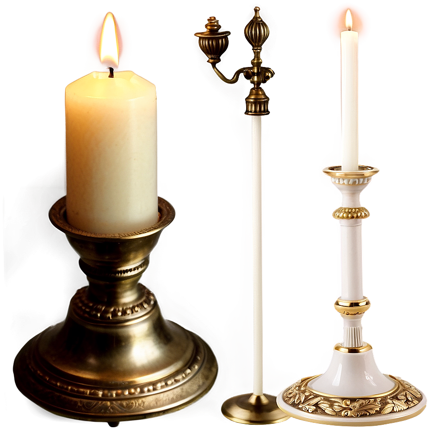 Vintage Candlestick Png 80