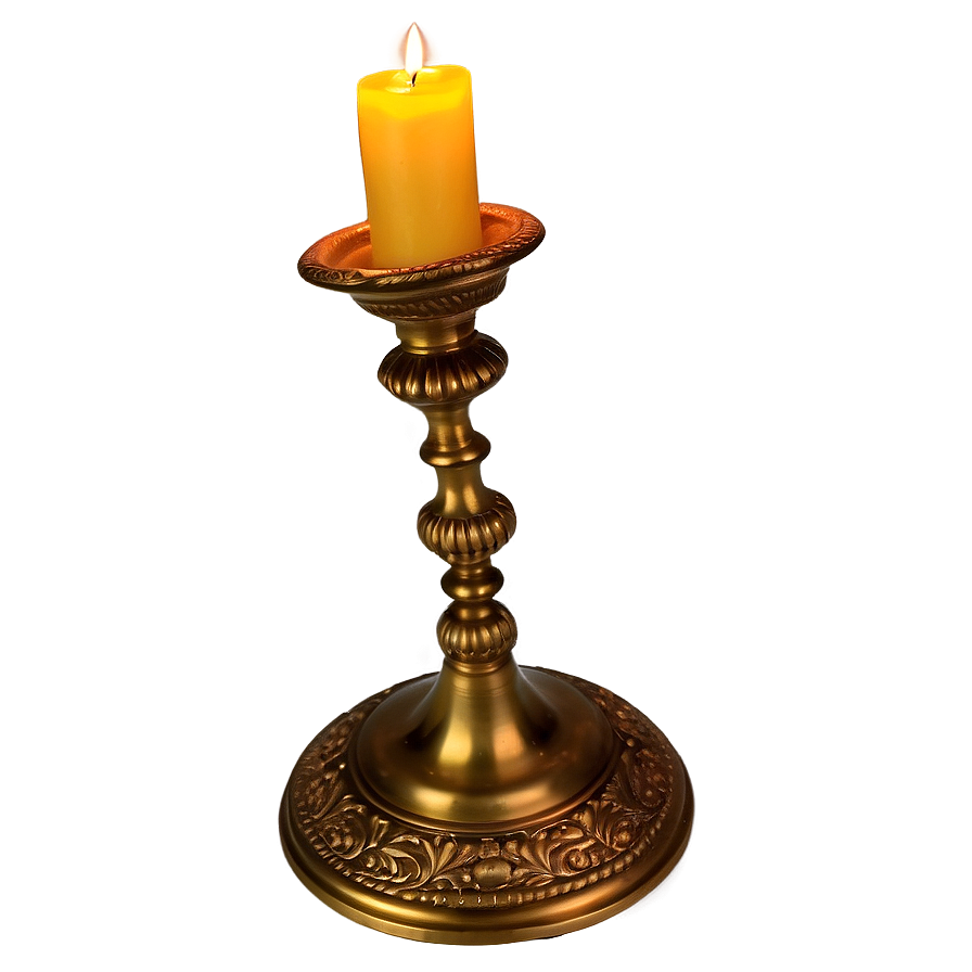 Vintage Candlestick Png Obp65