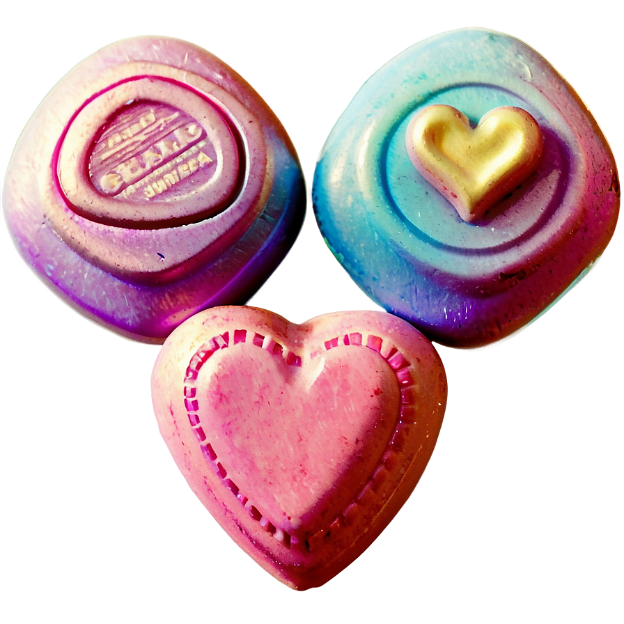 Vintage Candy Hearts Png 13