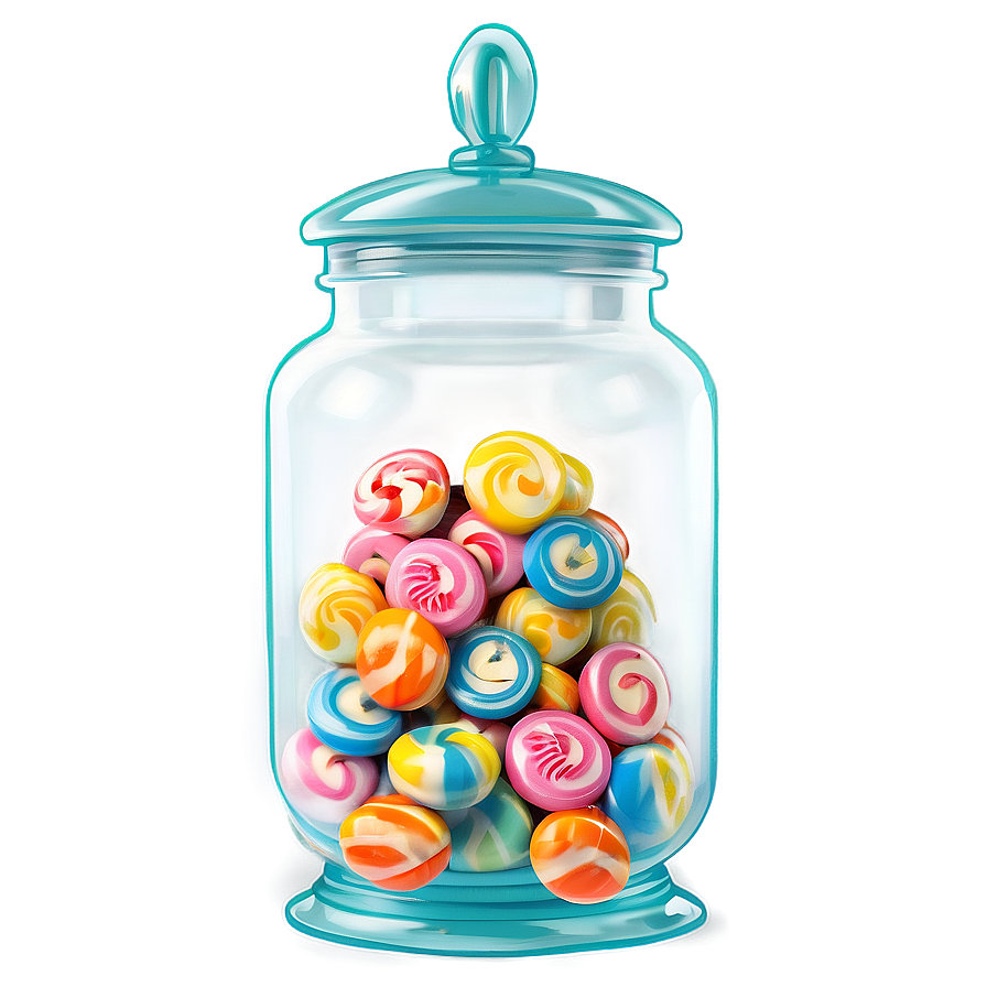 Vintage Candy Jar Png Msh