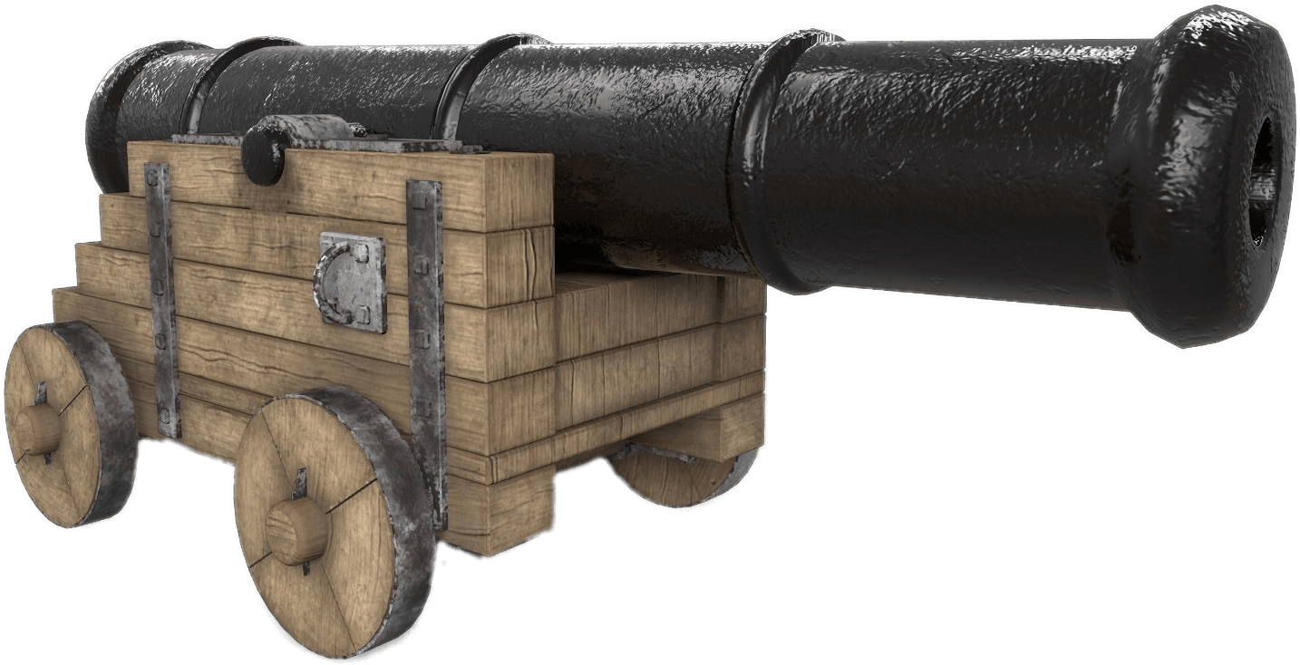 Antique Cannon - Transparent Cannon Png, Png Download PNG image with a transparent background, free high-resolution download