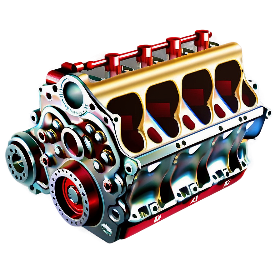 Vintage Car Engine Structure Png 14