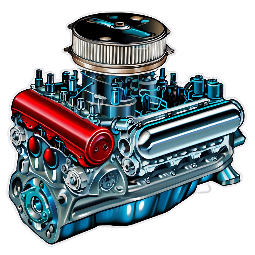 Vintage Car Engine Structure Png Jmd